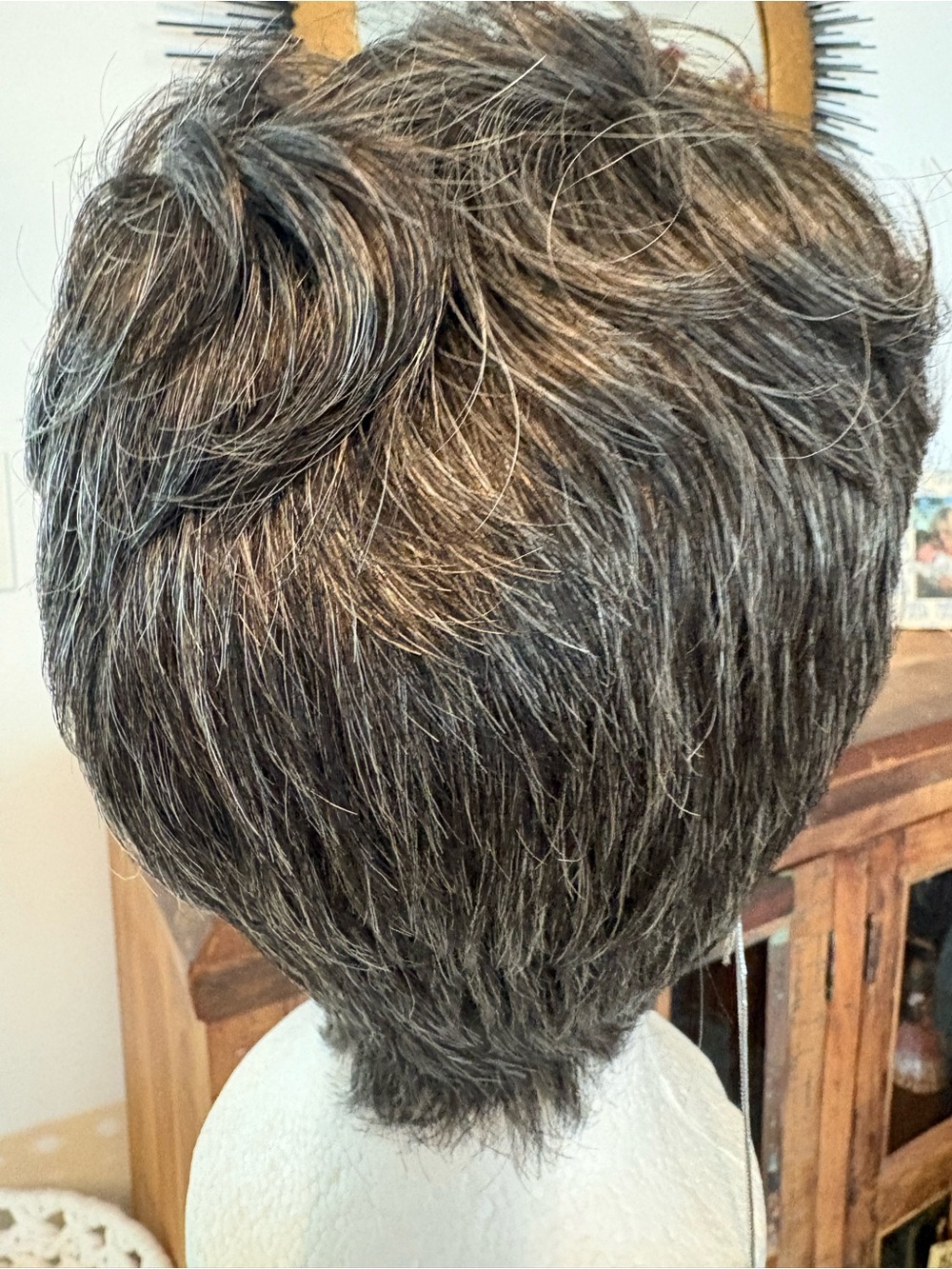 IT’s A Wig!  Q Piettra. Short! Pixie! Dark Gray! New!